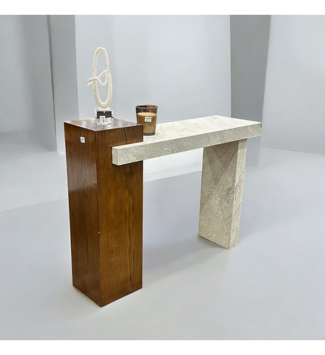 مدخل بديل رخام سطح بديل الرخام بيج  علي بني 100×130×40سم  (منتج تفصيل ) 