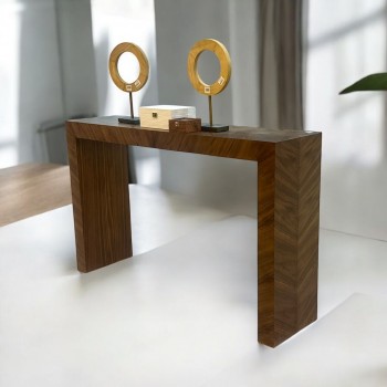 مدخل - كنسول خشبي قشره الجوز 160×40×100سم 