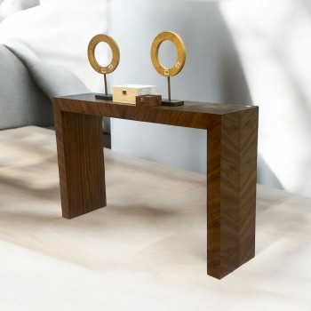 مدخل - كنسول خشبي قشره الجوز 160×40×100سم 