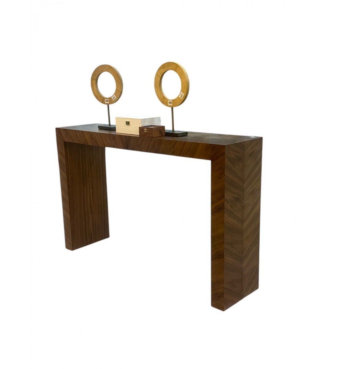 مدخل - كنسول خشبي قشره الجوز 130×40×86سم 