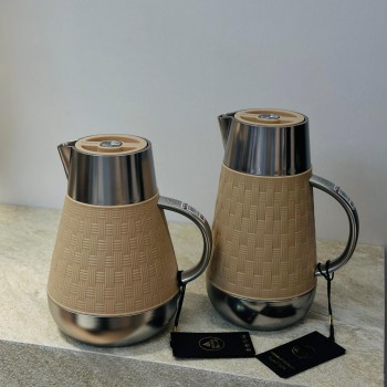 طقم ترمس شاي  وقهوة بيج  2حبات 