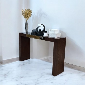 مدخل - كنسول خشبي  مرايا160×40×100سم 