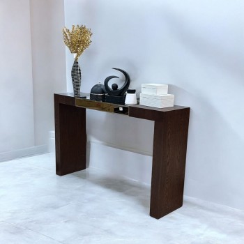 مدخل - كنسول خشبي  مرايا160×40×100سم 