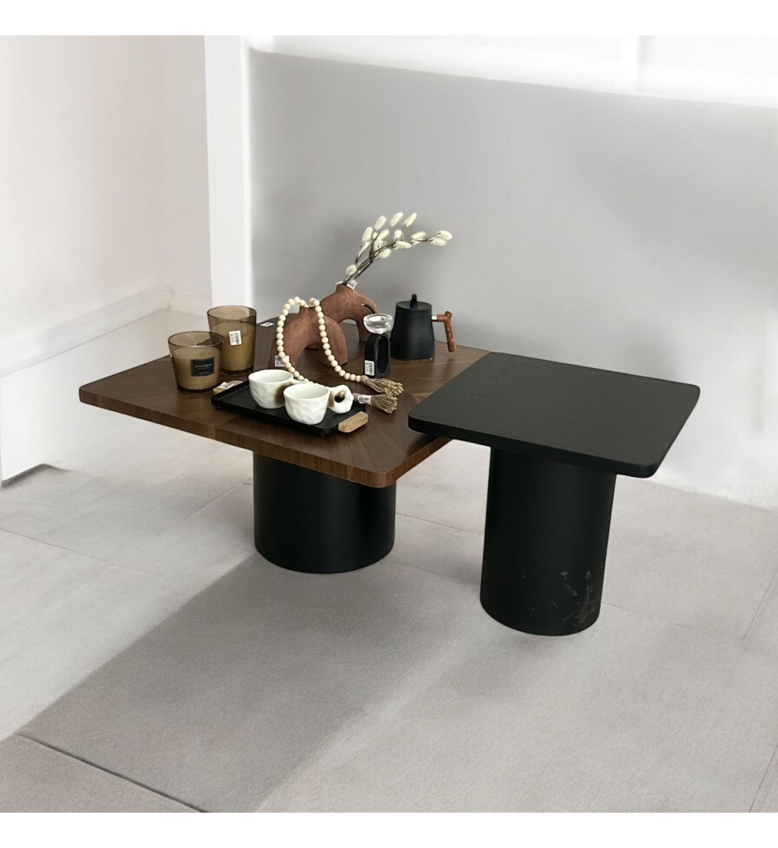 طقم طاولات 2قطع جوز طقم طاولات 2قطع جوز