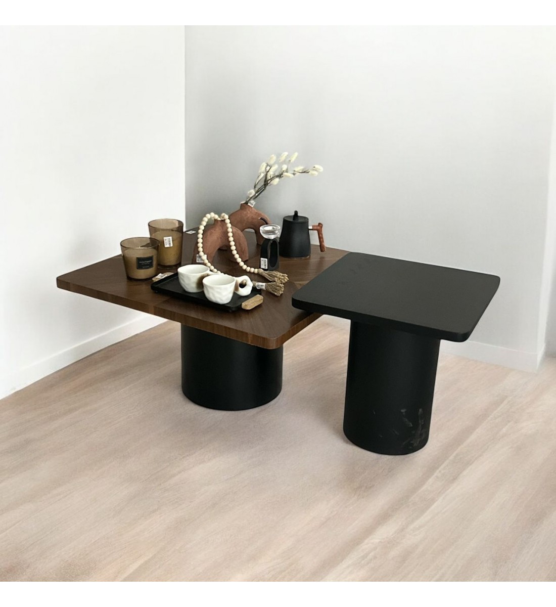 طقم طاولات 2قطع جوز طقم طاولات 2قطع جوز