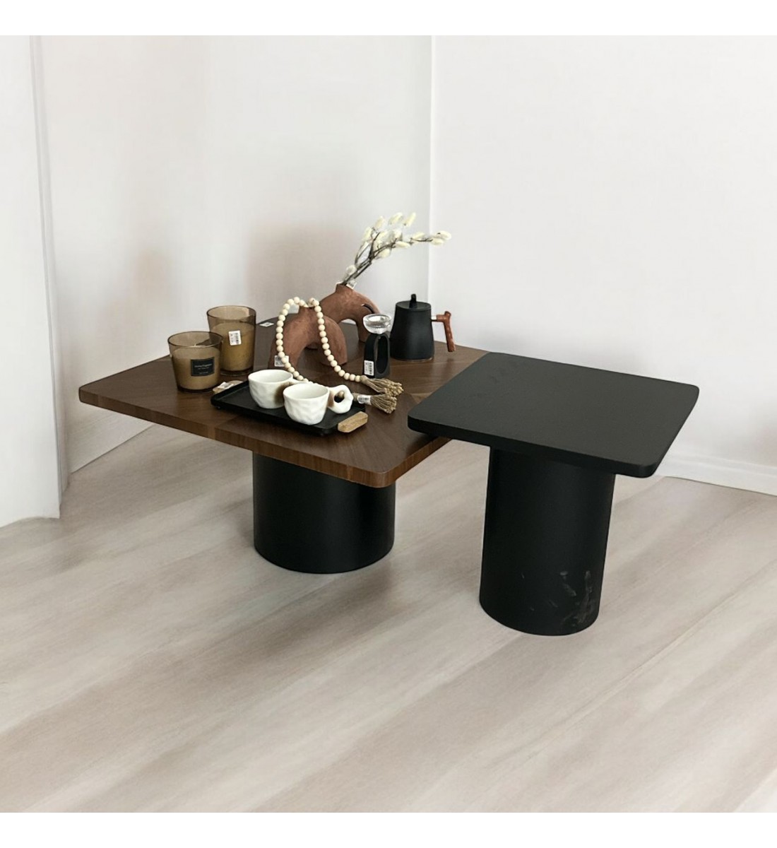 طقم طاولات 2قطع جوز طقم طاولات 2قطع جوز