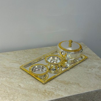 طقم تمرية ستانلس ستيل 13 سم