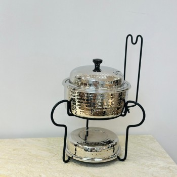 سخان طعام من الستانلس ستيل هندي غطاء استيل –2لتر  