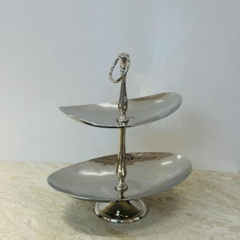 حامل كيك مستويين طابقين 34×30×20سم 