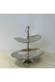 حامل كيك مستويين طابقين 34×30×20سم حامل كيك مستويين طابقين 34×30×20سم