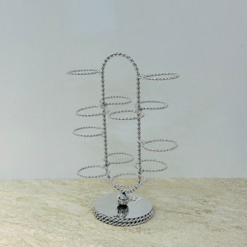 12 Cup Silver Coffee Cup Serving Stand