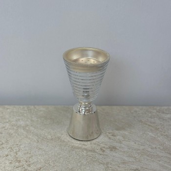 Stainless steel incense burner, 17 x 9 x 9 cm