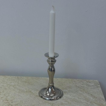 شمعدان استانلس استيل تصميم انيق 16×5×5سم 