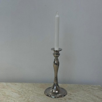 شمعدان استانلس استيل تصميم انيق 22×5×5سم 