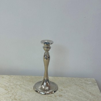 شمعدان استانلس استيل تصميم انيق 22×5×5سم 
