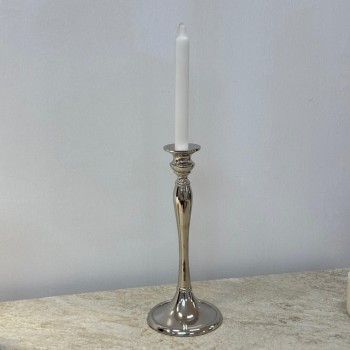 شمعدان استانلس استيل تصميم انيق 26×5×5سم 