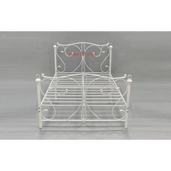 هيكل سرير , أبيض مقاس 190*90 سم