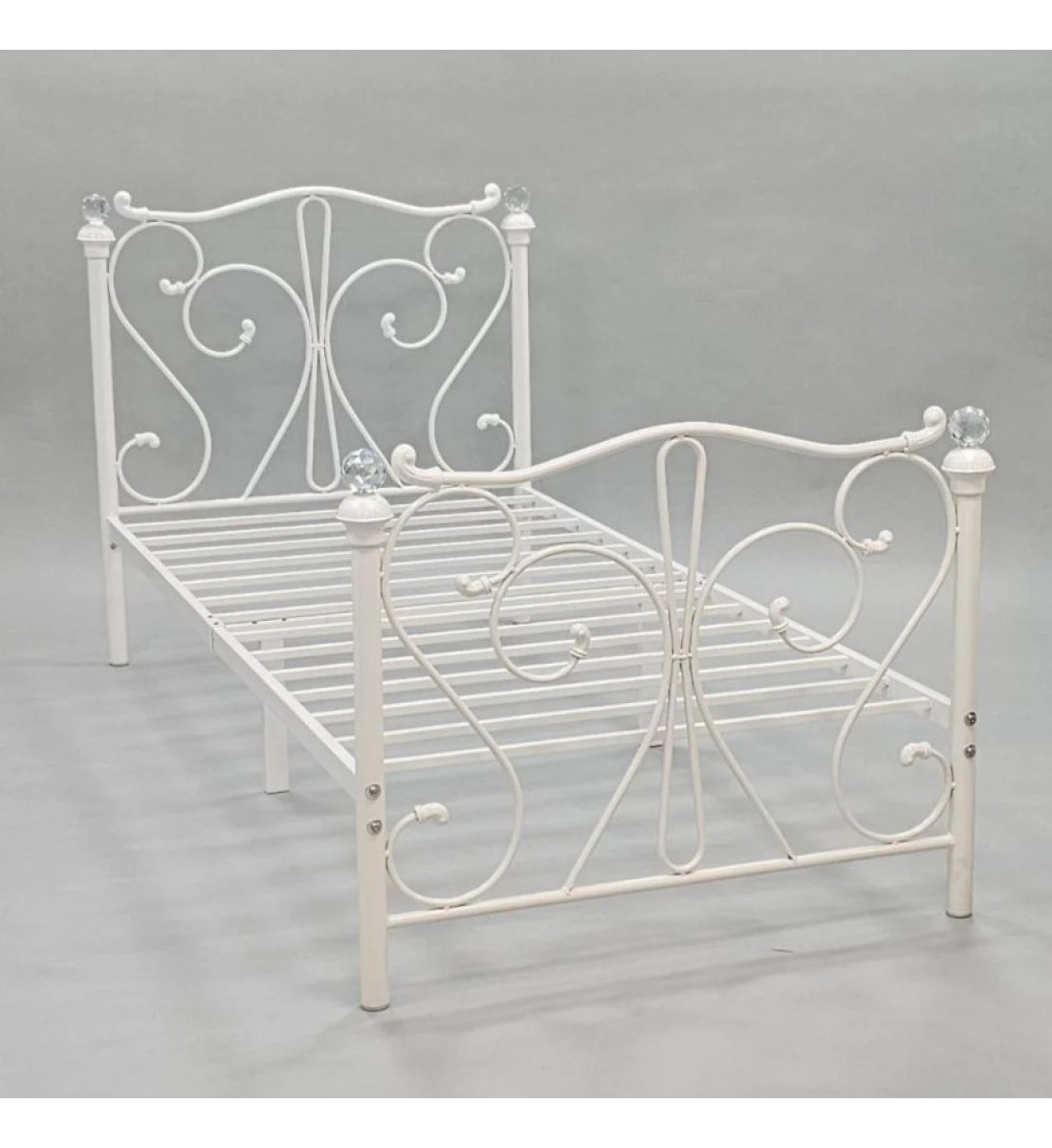 هيكل سرير , أبيض مقاس 190*120 سم هيكل سرير , أبيض مقاس 190*120 سم