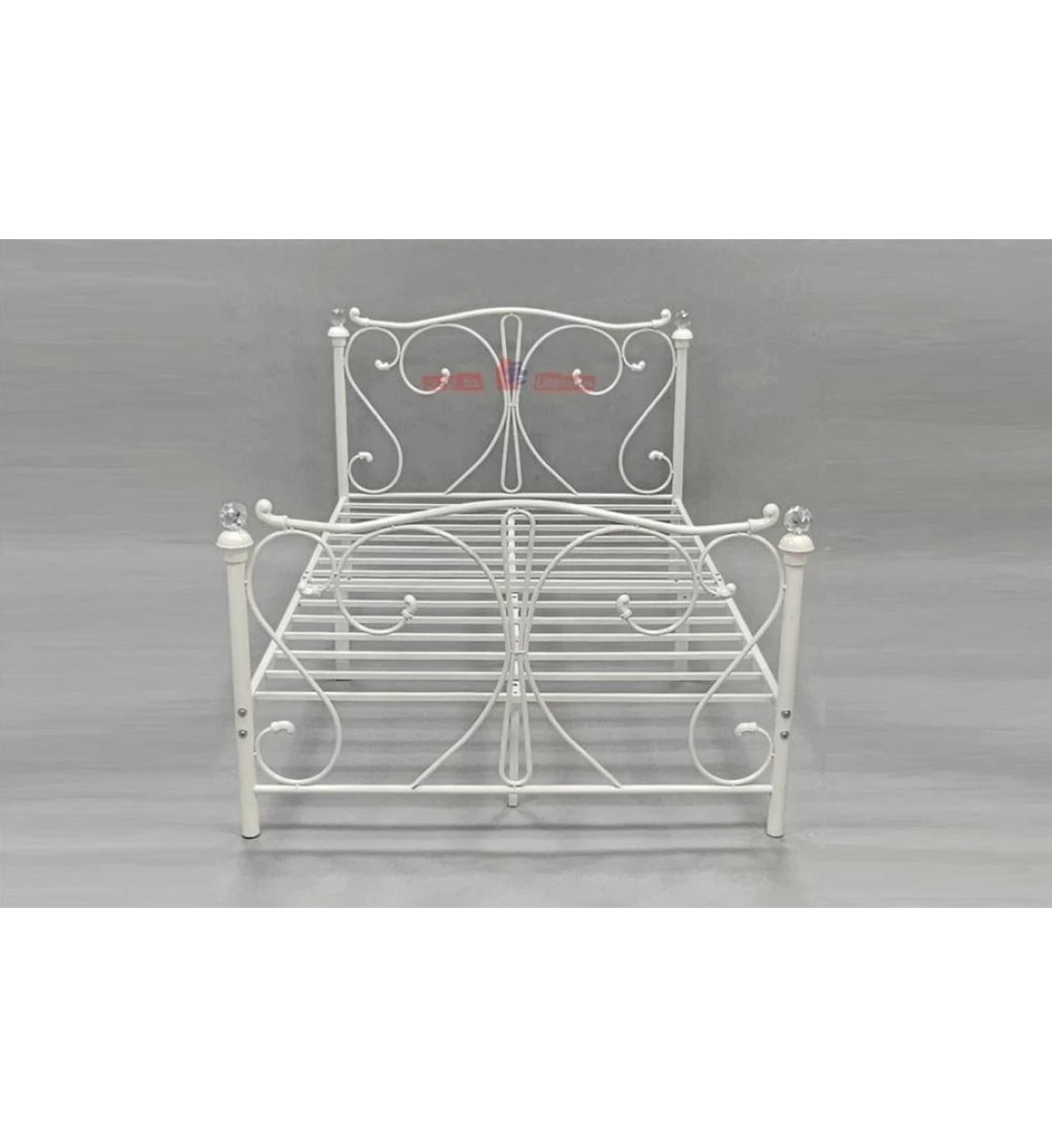 هيكل سرير , أبيض مقاس 190*120 سم هيكل سرير , أبيض مقاس 190*120 سم