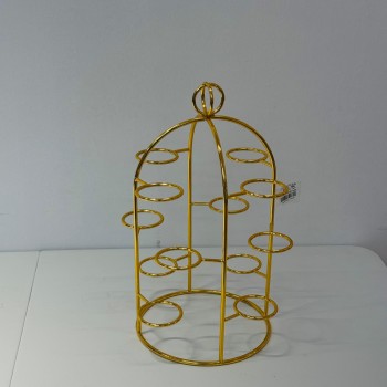 حامل تقديم فناجين قهوة 12 فنجان فضي