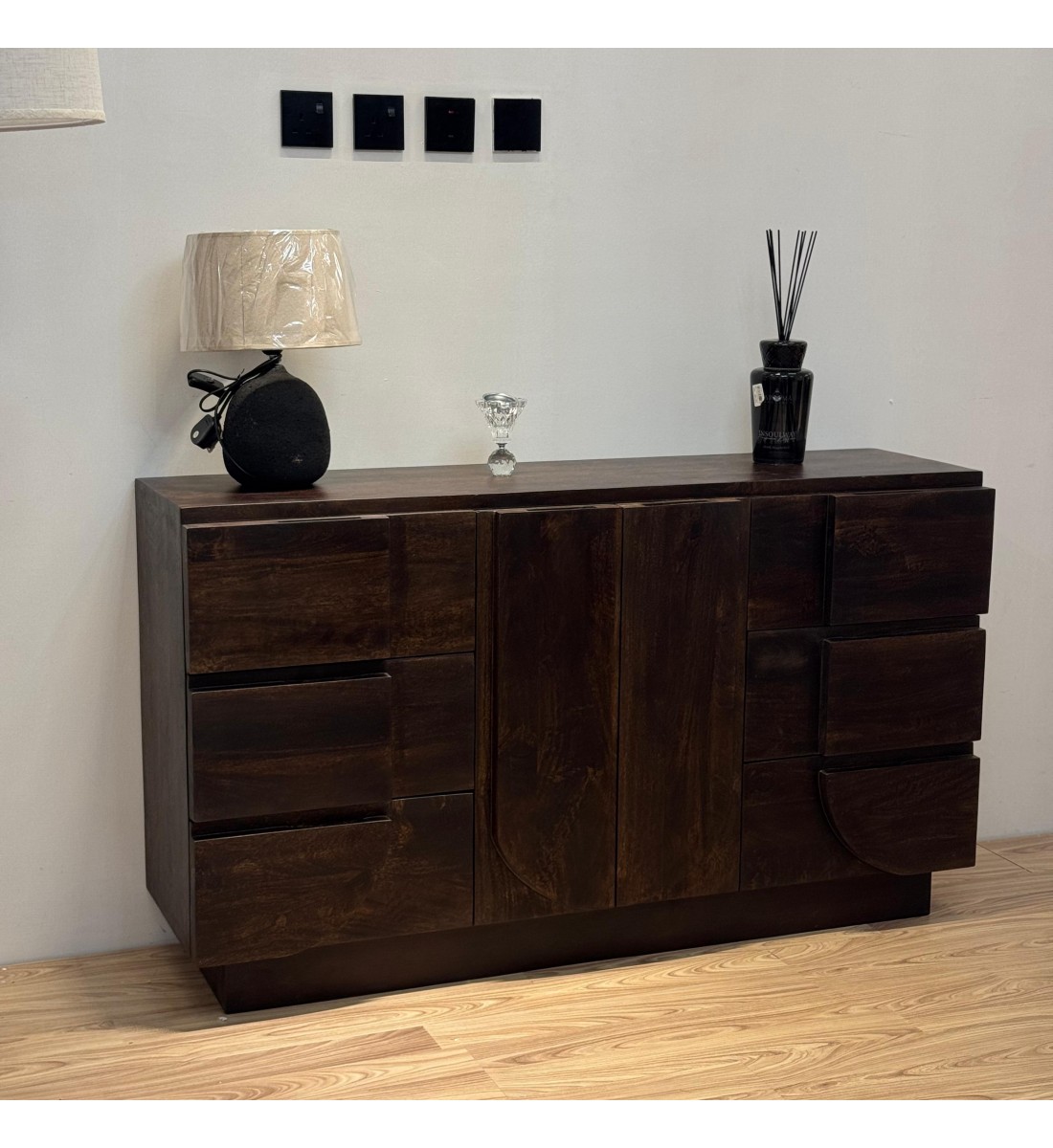 ركن كوفي خشب هندي 140×40×80سم 