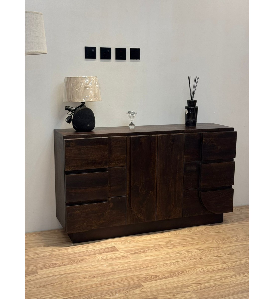 ركن كوفي خشب هندي 140×40×80سم 