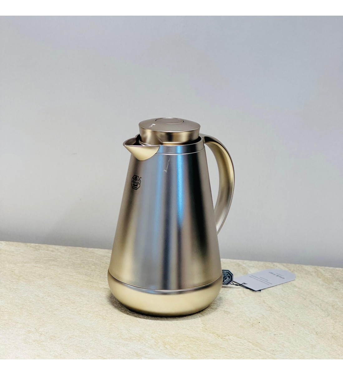 ترمس استيل زجاج كروم فضي طفي 0.75لتر ترمس استيل زجاج كروم فضي طفي 0.75لتر