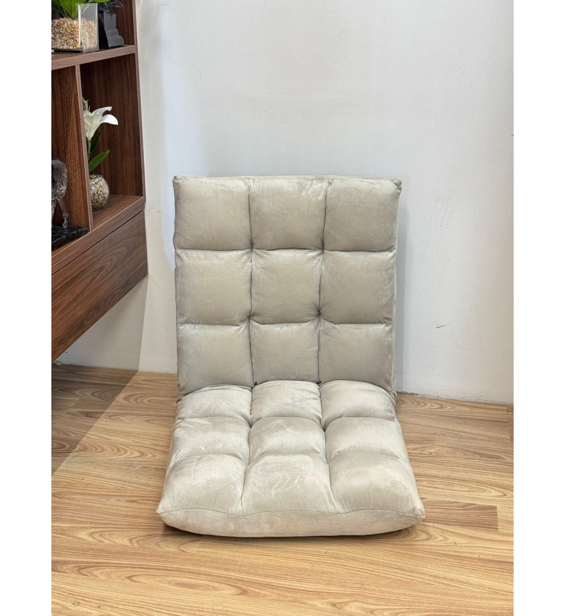 كرسي تاتامي من جيمينج لون رصاصي - 58×53×50سم كرسي تاتامي من جيمينج لون رصاصي - 58×53×50سم