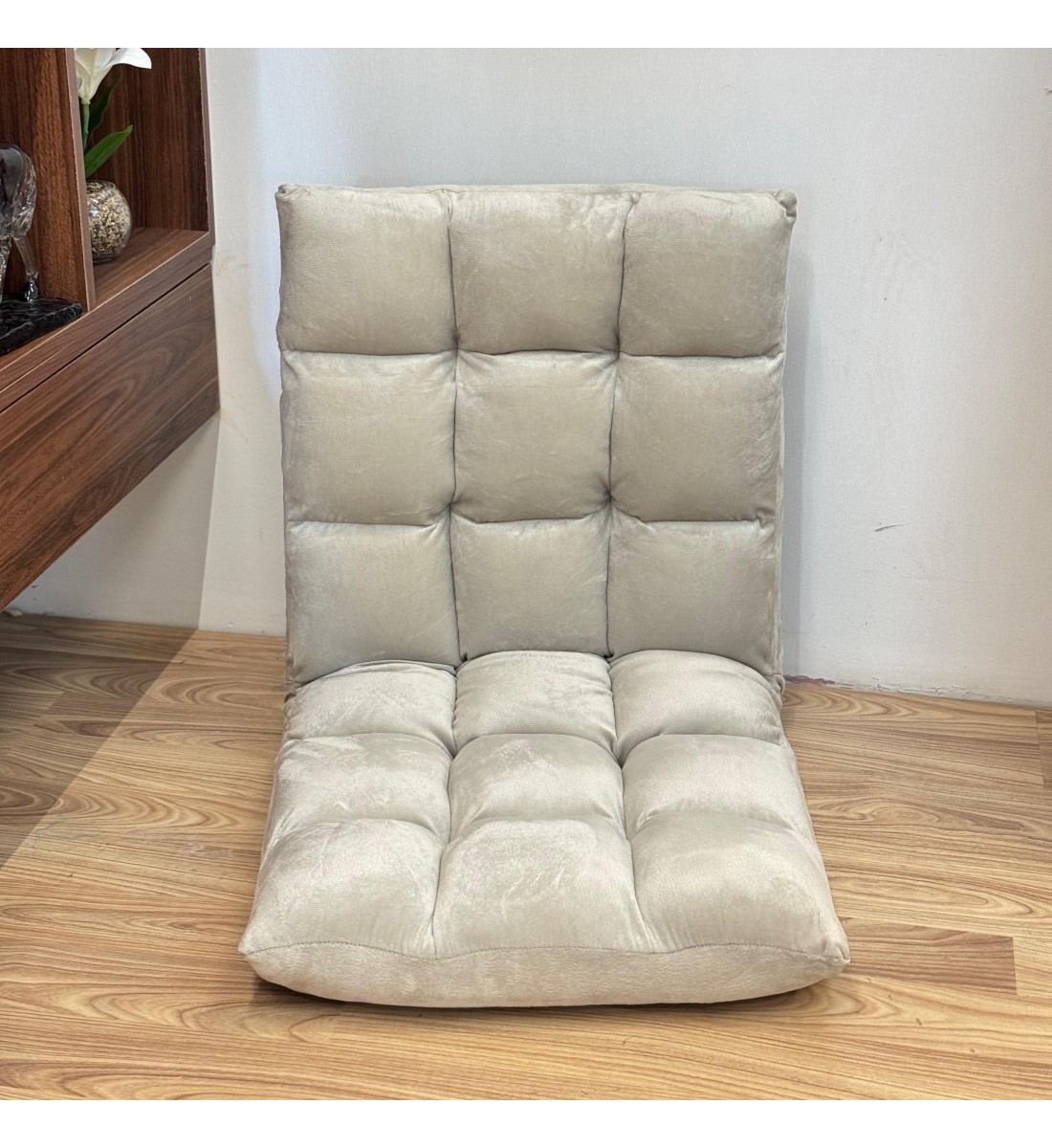 كرسي تاتامي من جيمينج لون رصاصي - 58×53×50سم كرسي تاتامي من جيمينج لون رصاصي - 58×53×50سم