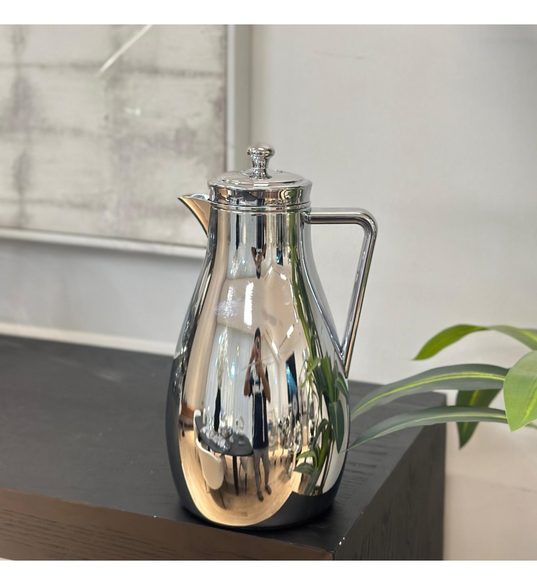 ترمس استيل زجاج كروم 1.3لتر ترمس استيل زجاج كروم 1.3لتر