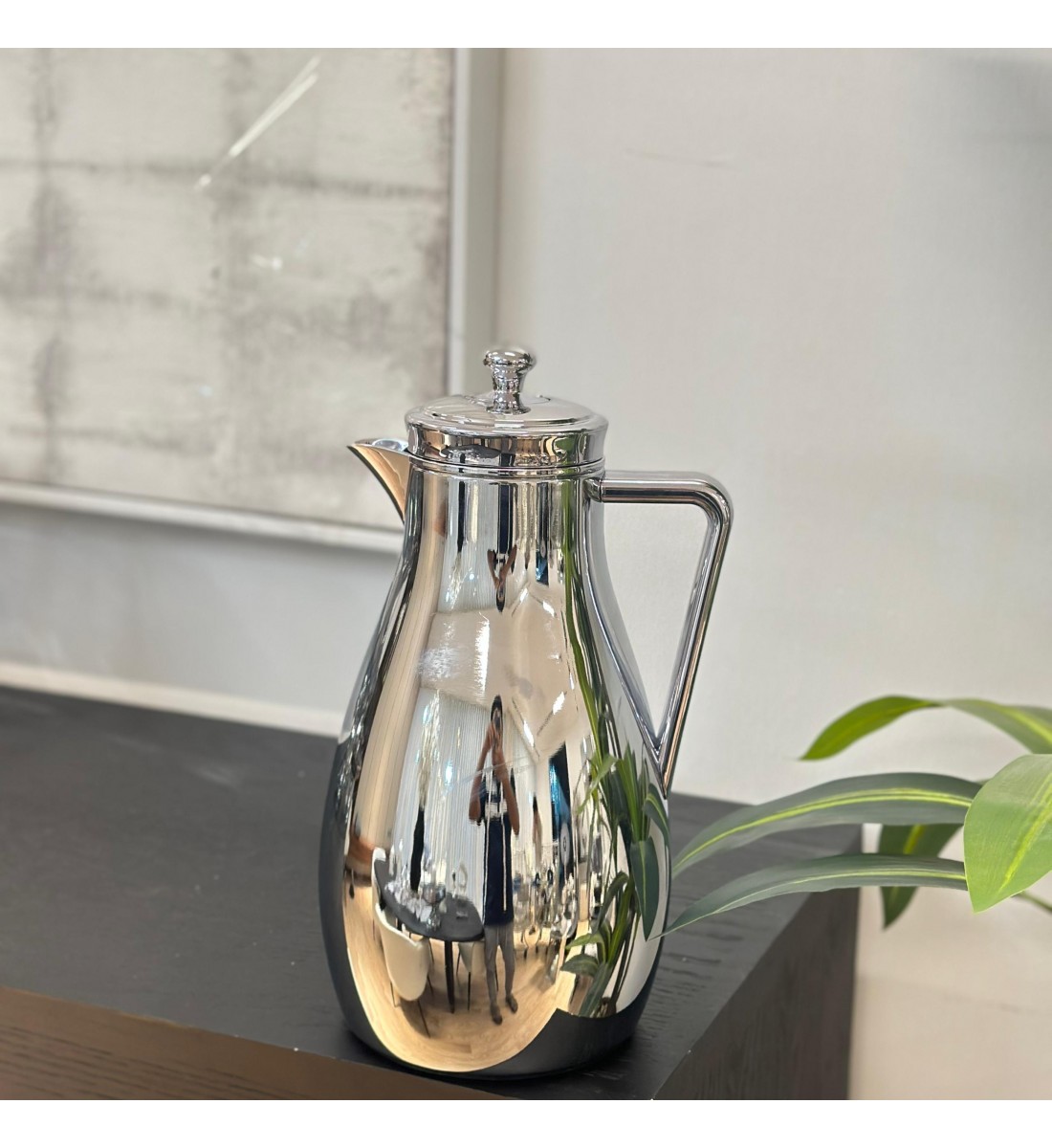 ترمس استيل زجاج كروم 1.3لتر ترمس استيل زجاج كروم 1.3لتر