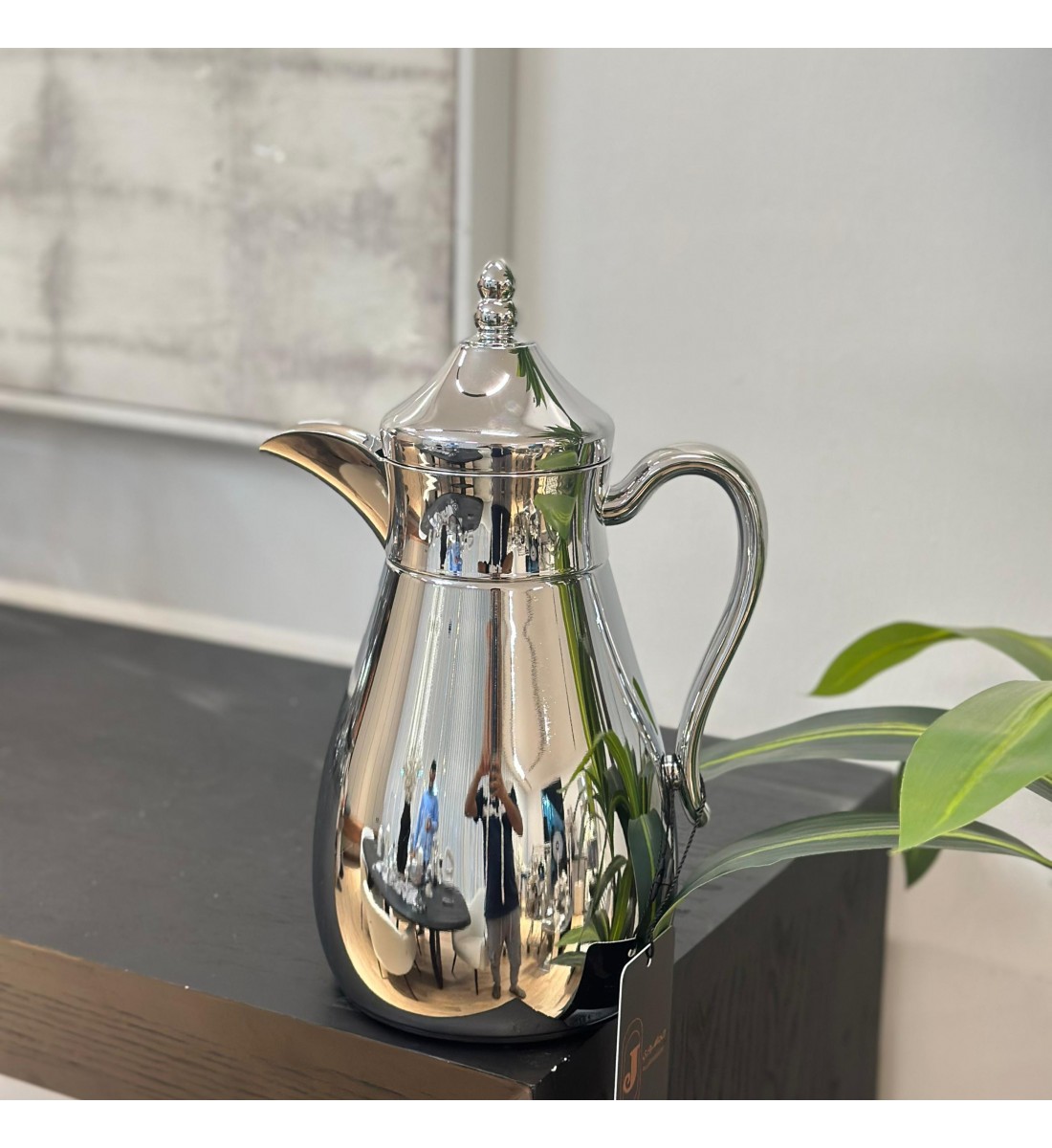 ترمس قمر استيل زجاج كروم 700مل ترمس قمر استيل زجاج كروم 700مل