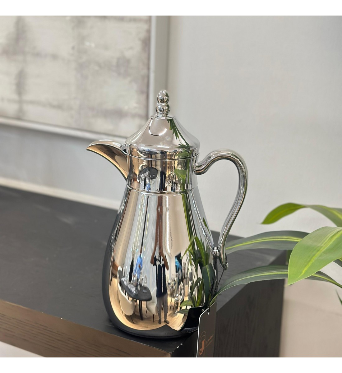 ترمس قمر استيل زجاج كروم 700مل ترمس قمر استيل زجاج كروم 700مل