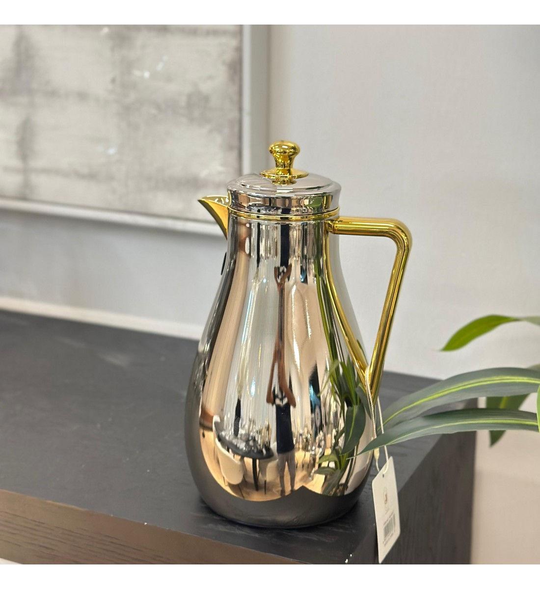 ترمس استيل *ذهبي زجاج لونين 1لتر ترمس استيل *ذهبي زجاج لونين 1لتر