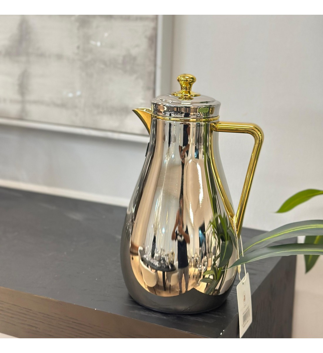 ترمس استيل *ذهبي زجاج لونين 1لتر ترمس استيل *ذهبي زجاج لونين 1لتر