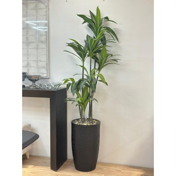 مركن شجر اسود  تزيين صناعي  شكل حديث 2سم 