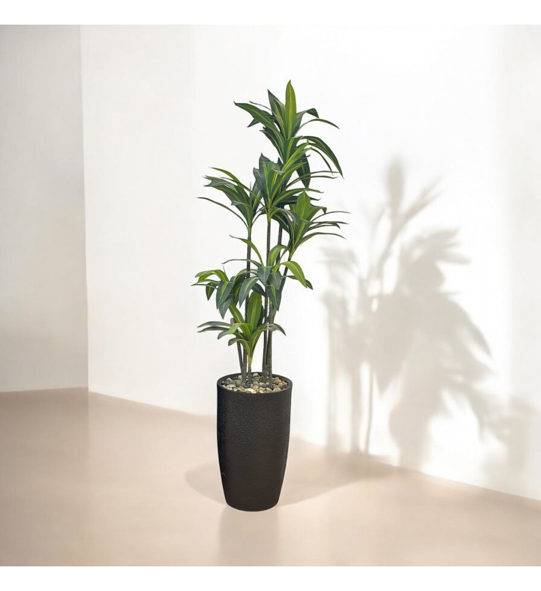 مركن شجر اسود  تزيين صناعي  شكل حديث 2سم 