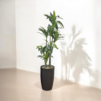 مركن شجر اسود  تزيين صناعي  شكل حديث 2سم 