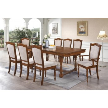 طاولة طعام 8 كراسى سطح خشب 