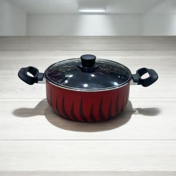 قدر طهي أنيق بتصميم لهب مميز – لمسة تجمع بين القوة والجمال!