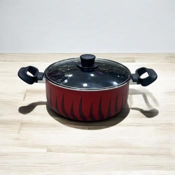 قدر طهي أنيق بتصميم لهب مميز – لمسة تجمع بين القوة والجمال!