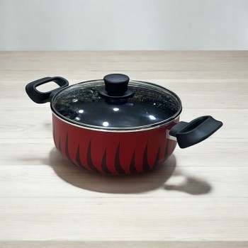 قدر طهي أنيق بتصميم لهب مميز – لمسة تجمع بين القوة والجمال!