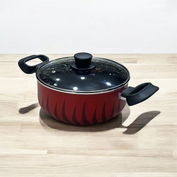 قدر طهي أنيق بتصميم لهب مميز – لمسة تجمع بين القوة والجمال!