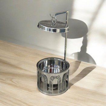 سخان طعام من الستانلس ستيل هندي غطاء استيل –2لتر    