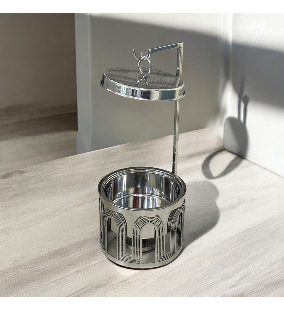 سخان طعام من الستانلس ستيل هندي غطاء استيل –2لتر سخان طعام من الستانلس ستيل هندي غطاء استيل –2لتر