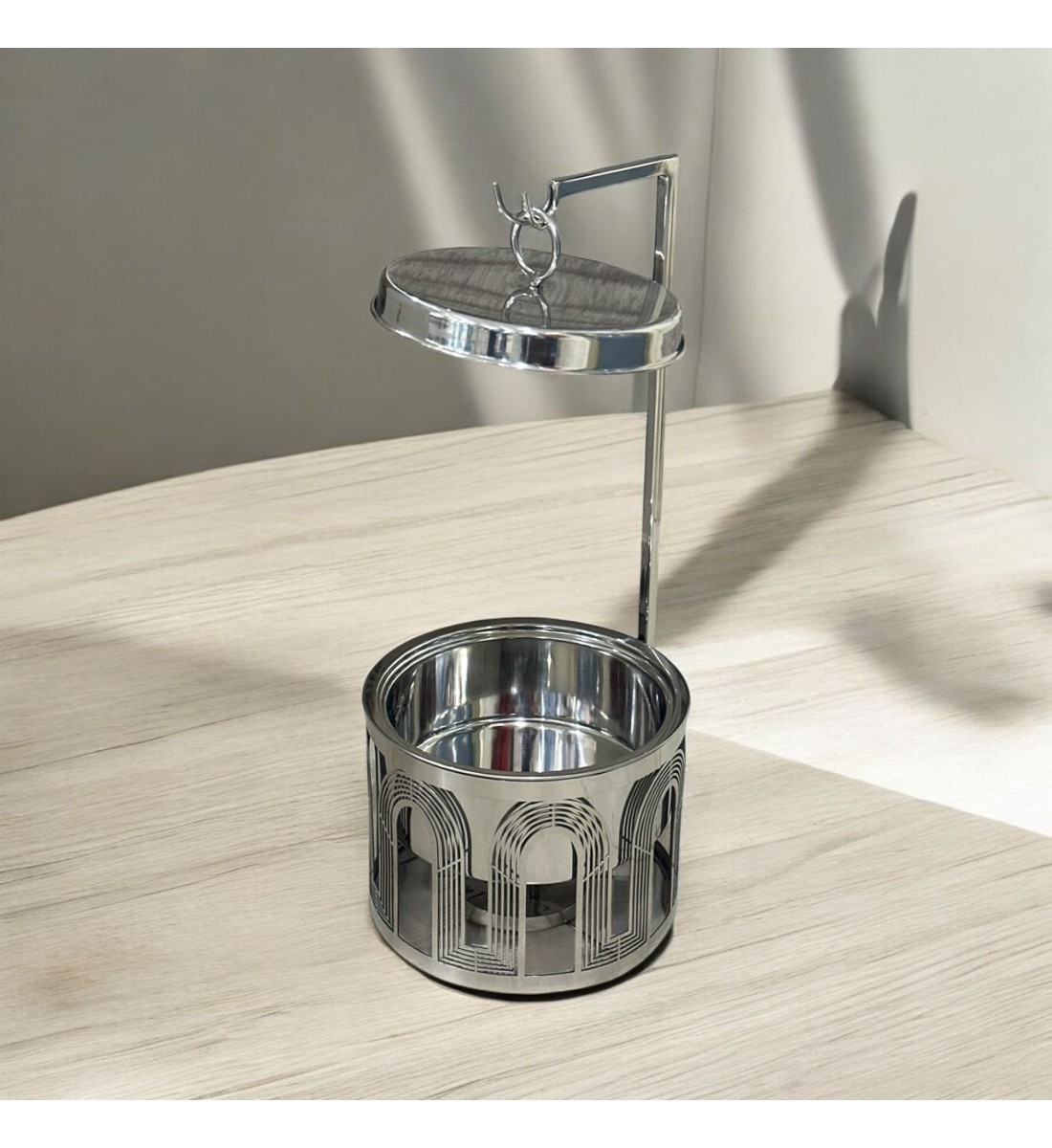 سخان طعام من الستانلس ستيل هندي غطاء استيل –2لتر سخان طعام من الستانلس ستيل هندي غطاء استيل –2لتر