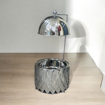 سخان طعام من الستانلس ستيل هندي غطاء استيل –6لتر    