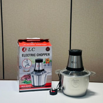 فرامة خضروات كهربائية من دي ال سي 300 واط 3 لتر (فضي)