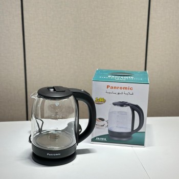 غلاية كهربائية زجاجية من Panromic – أناقة الأداء وسرعة الغليان!1.8لتر