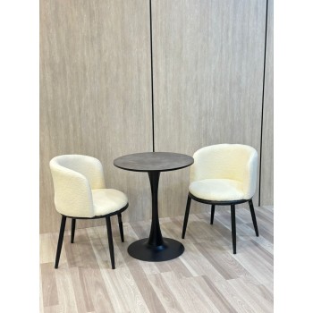 Tea table set, 2 chairs and a table